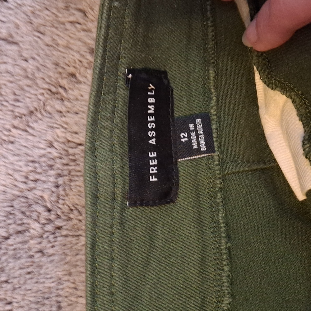 Olive Green Women's Skirt - Picture 8 of 8
